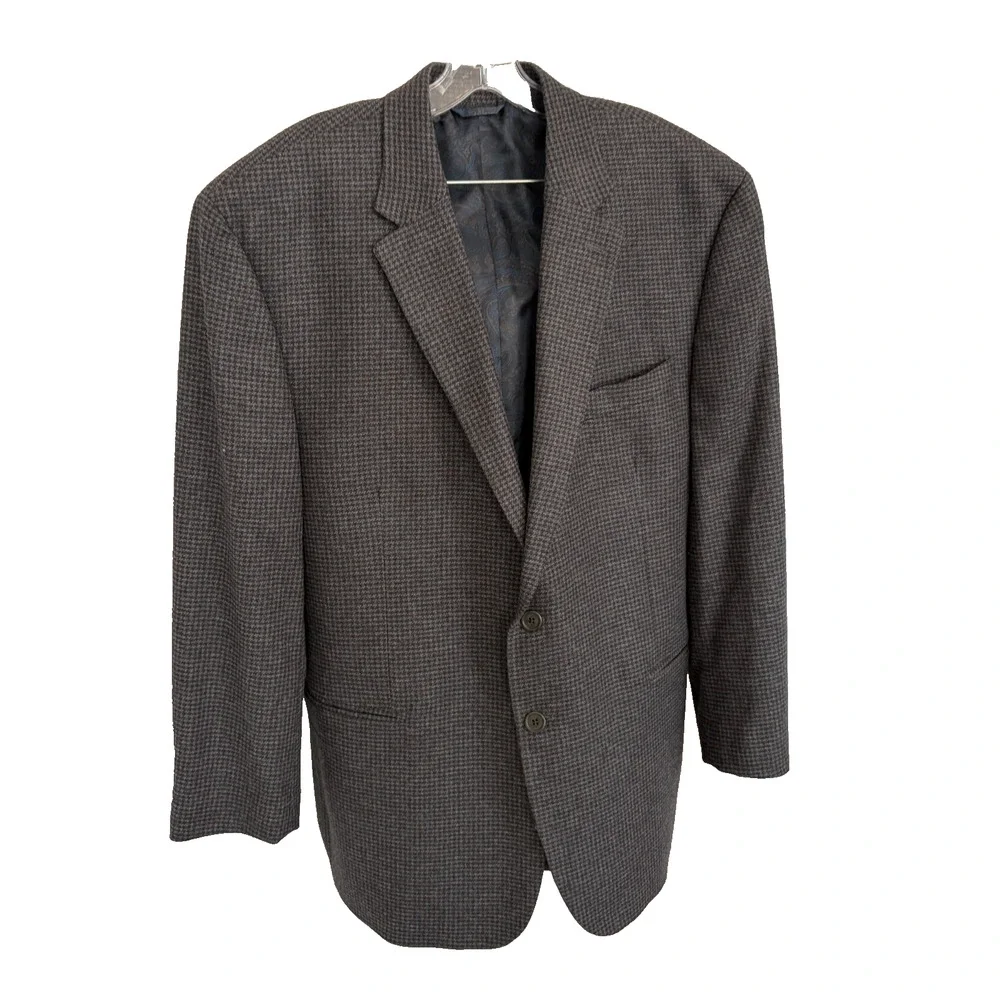 Ralph Lauren Gray Wool Cashmere Blazer Sport Coat Men's Size 46R